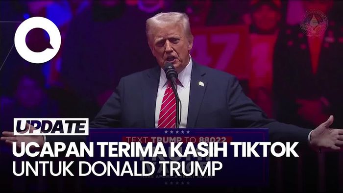 Video: Dapat Jaminan dari Donald Trump, TikTok: Terima Kasih