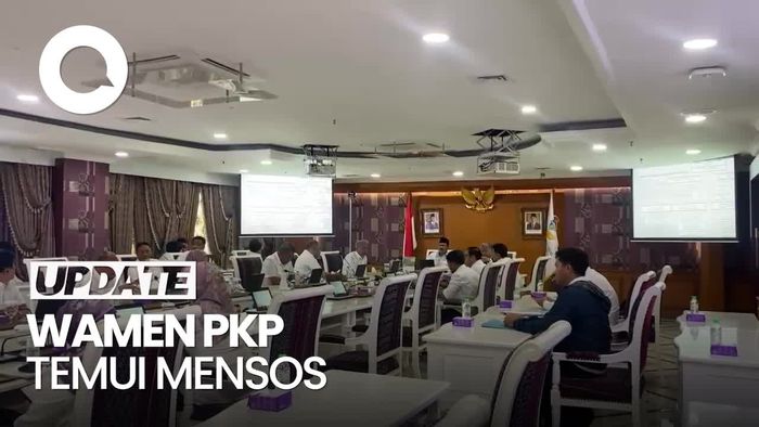 Video: Wamen Fahri Hamzah Temui Mensos, Bahas Penyelarasan Data