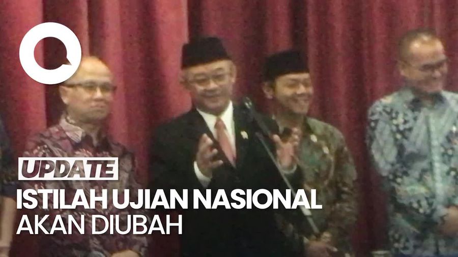 Video Mendikdasmen Akan Hapus Kata Ujian di UN