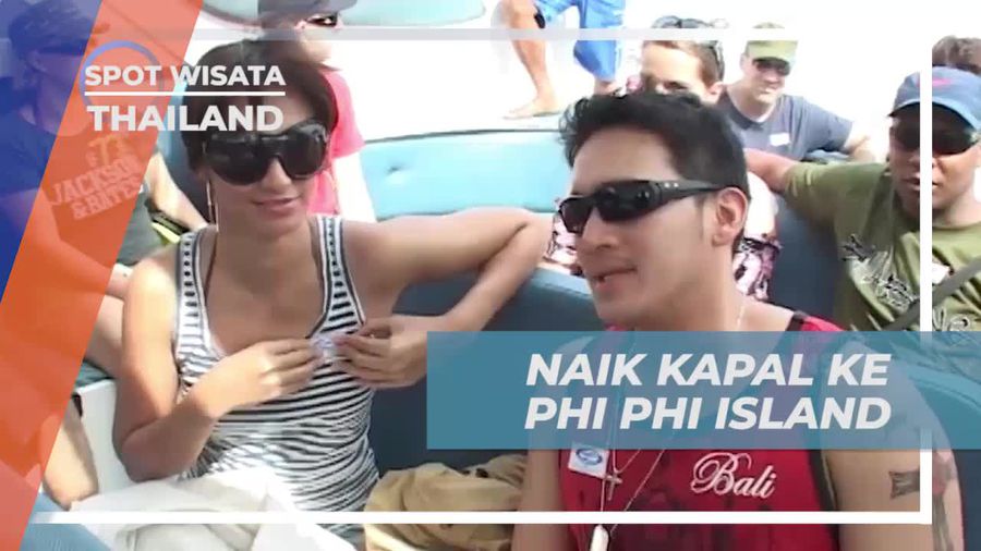 Serunya Naik Kapal ke Phi Phi Island, Thailand