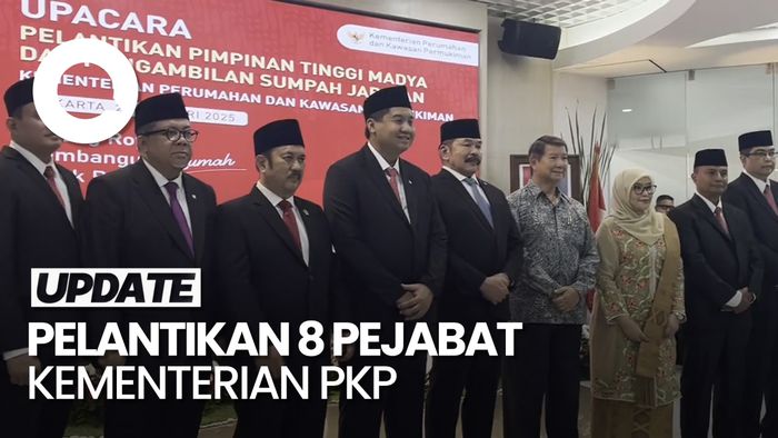 Video: Ara Lantik 8 Pejabat Kementerian PKP, Dihadiri Jaksa Agung-Hashim
