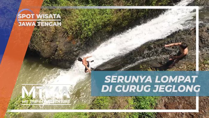 Menghadapi Adrenaline dengan Lompat di Curug Jeglong, Jawa Tengah
