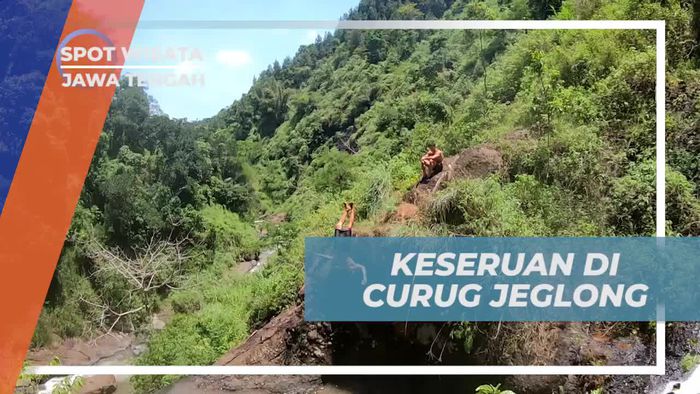 Bersenang-senang di Curug Jeglong Bersama Warga Lokal, Jawa Tengah