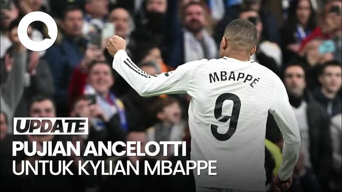 Video Ancelotti: Mbappe Penyerang Tengah Terbaik di Dunia