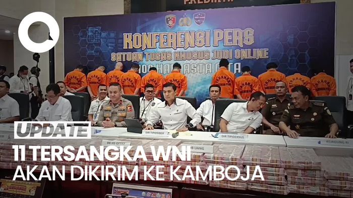 Video: Bareskrim Tangkap 11 Tersangka Kasus Judol yang Akan Dikirim ke Kamboja