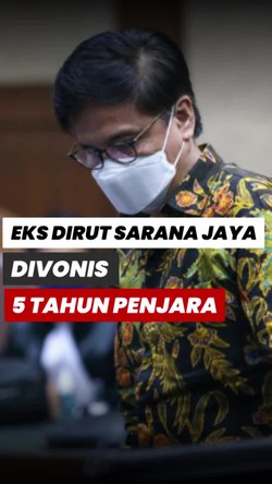 Video: Eks Dirut Sarana Jaya Divonis 5 Tahun Bui, Terbukti Korupsi Rumah DP Rp 0
