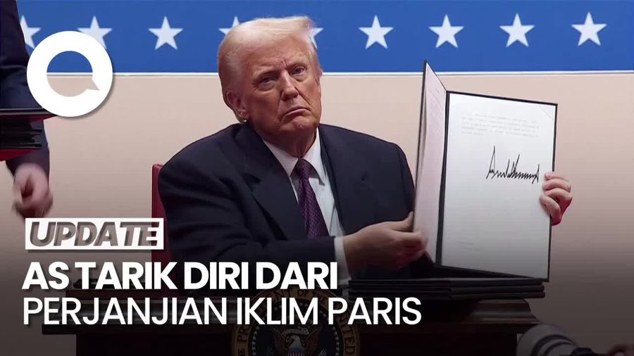 Video: Kebijakan Trump Bikin AS Bye-bye Lagi dari Perjanjian Iklim Paris 