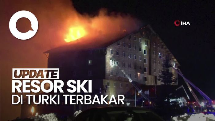 Video Resor Ski di Turki Terbakar, 10 Orang Tewas-32 Terluka
