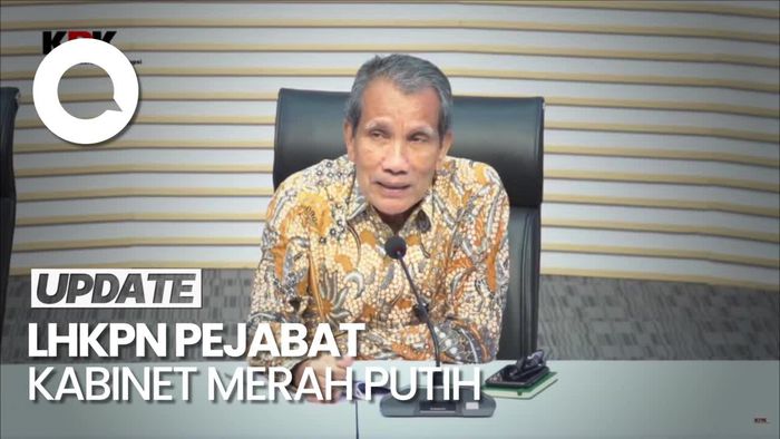 Video KPK Sebut 123 Pejabat Kabinet Merah Putih Sudah Lapor LHKPN