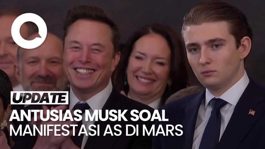 Video: Donald Trump Mau Kirim Astronaut ke Mars, Elon Musk Acungkan Jempol
