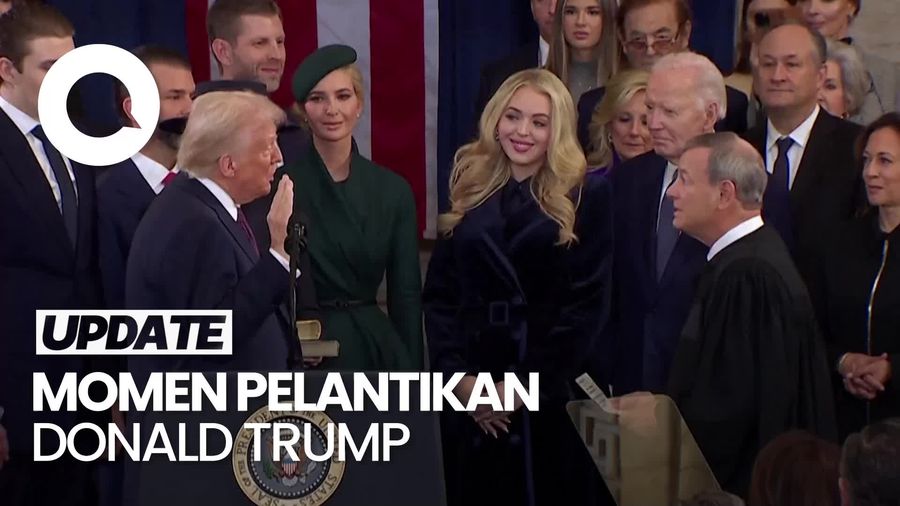 Video: Sumpah Jabatan Donald Trump di Upacara Pelantikan Presiden AS