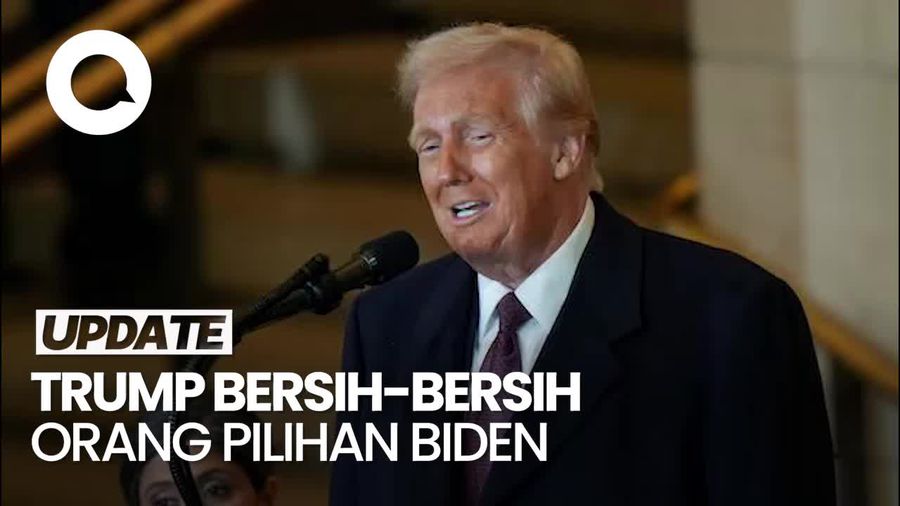 Video Trump Pecat 4 Pejabat Era Biden: 1.000 Orang Lainnya Menyusul!