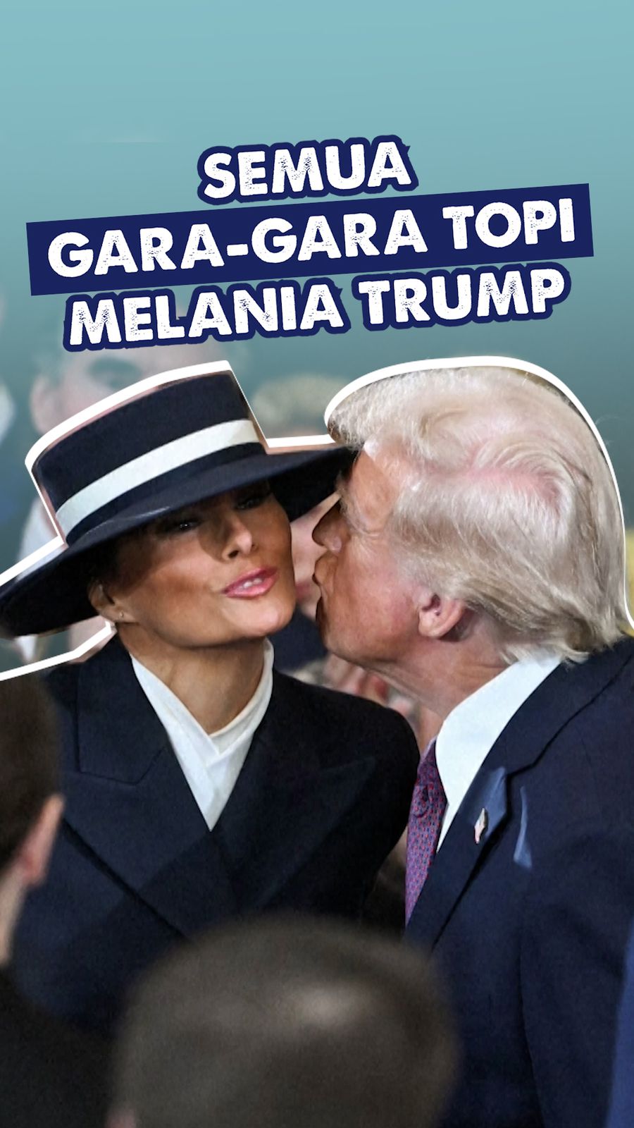 Video: Kala Trump Gagal Cium Melania karena Terhalang Topi