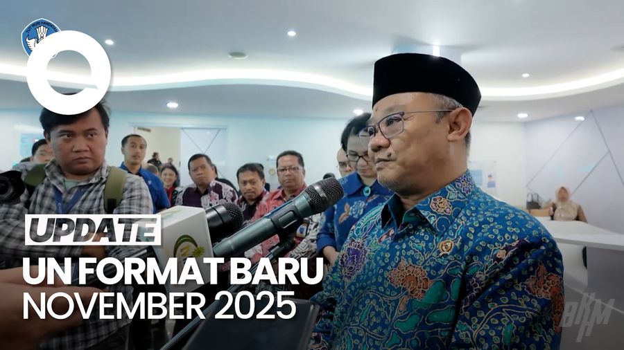 Video Mendikdasmen Ungkap Alasan UN Format Baru Dilaksanakan November