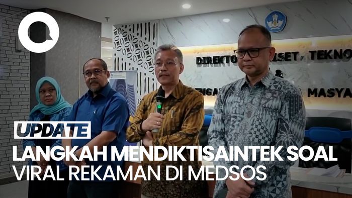 Video: Mendiktisaintek Belum Berniat Buat Laporan soal Viral Rekaman di Medsos