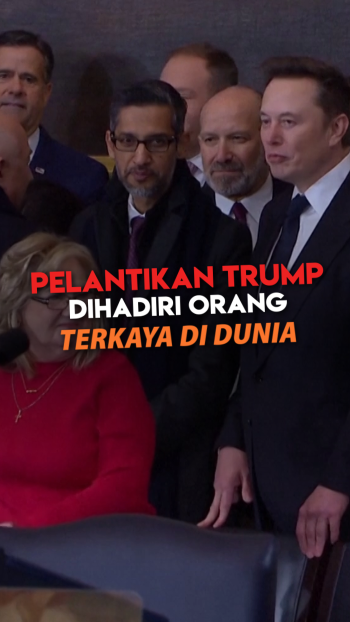 Video: Momen Orang Terkaya di Dunia Kumpul di Pelantikan Trump