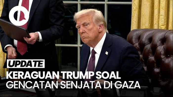 Video: Trump Tak Yakin Gencatan Senjata di Gaza Bertahan Hingga Akhir