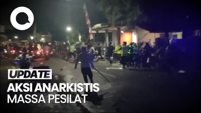 Video Massa Perguruan Silat Rusak Polsek Watulimo Trenggalek