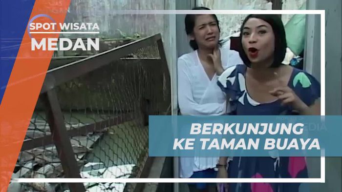 Berkunjung ke Taman Buaya di Medan