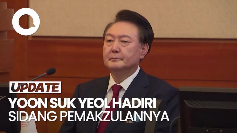 Video: Presiden Korsel Yoon Suk Yeol Hadiri Sidang Pemakzulannya Hari Ini