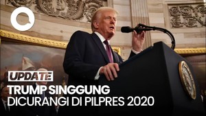 Video: Resmi Dilantik, Trump Kembali Singgung Dicurangi di Pilpres AS 2020