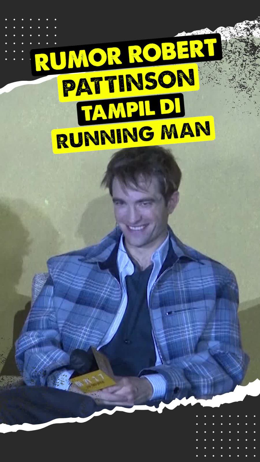 Video: Robert Pattinson Syuting Running Man?