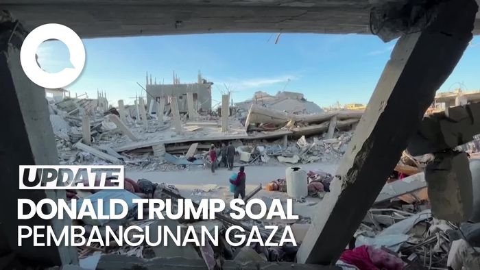 Video Donald Trump soal Pembangunan Kembali Gaza: Saya Mungkin akan Bantu