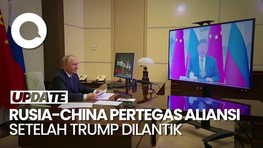 Video: Putin Langsung Telepon Xi Jinping Beberapa Jam Setelah Trump Dilantik