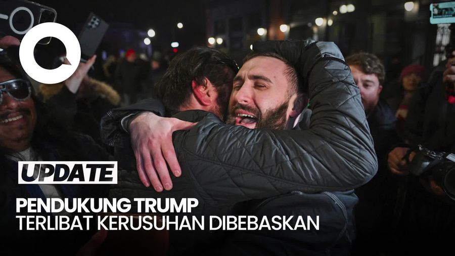 Video: Momen Pendukung Trump yang Terlibat Kerusuhan Capitol Dibebaskan