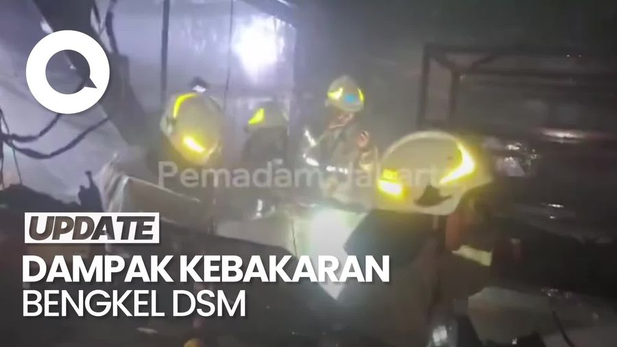 Video: Lalin di Kawasan Pasar Minggu Macet, Imbas Kebakaran Bengkel