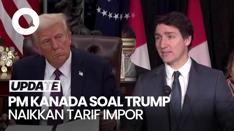 Video: Respons PM Kanada saat Trump Mau Naikkan Tarif Impor 25%