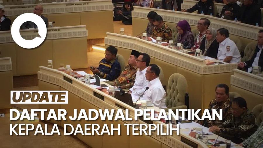Video: Mendagri Usul 3 Opsi Jadwal Pelantikan Kepala Daerah Terpilih