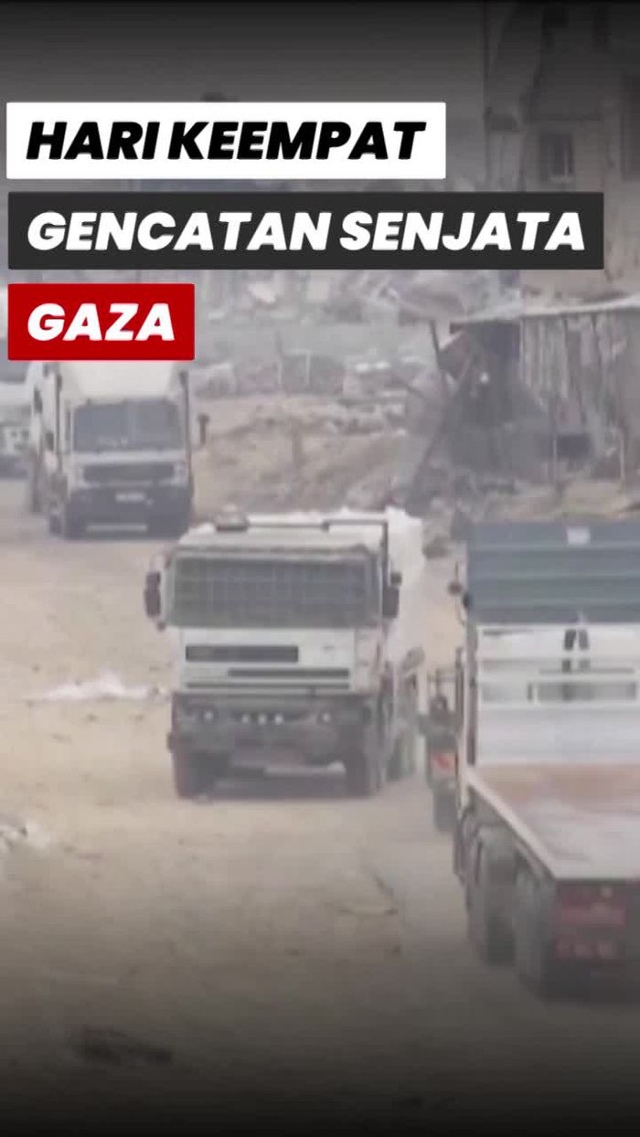 Video: Truk Bantuan-Bahan Bakar Terus Berdatangan ke Gaza
