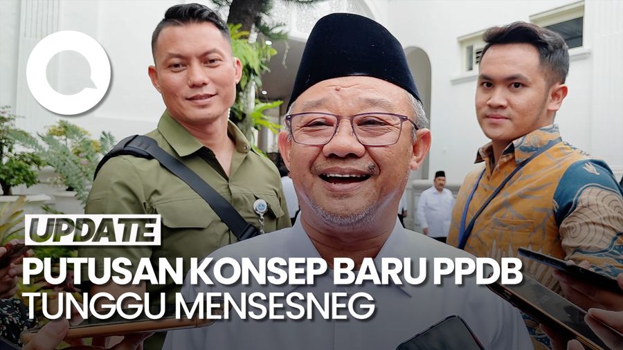 Video: Mendikdasmen Sebut Putusan Konsep Baru PPDB Tunggu Mensesneg