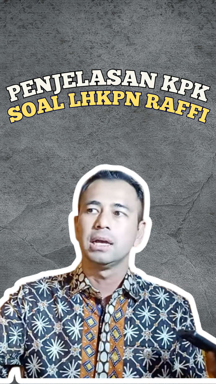 Video: Penjelasan KPK soal LHKPN Raffi Cs Belum Keluar