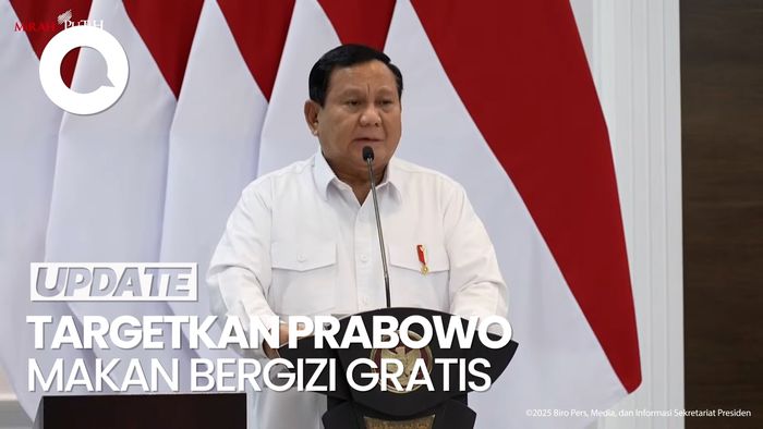 Video: Prabowo Targetkan 2025 Seluruh Anak RI Dapat Makan Bergizi Gratis