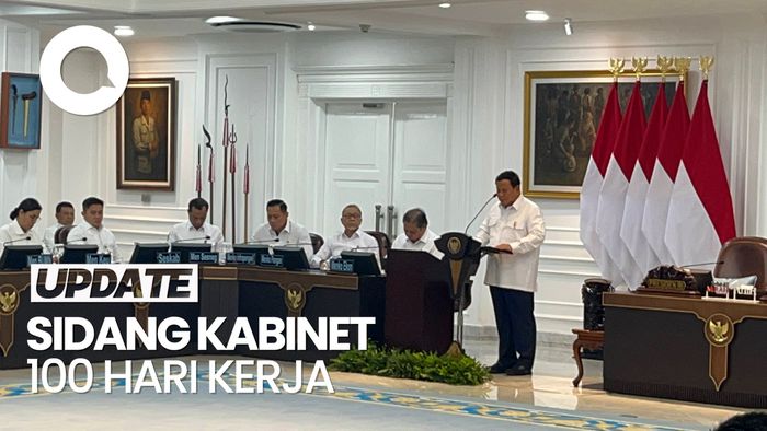 Video: Prabowo Gelar Sidang Kabinet Bahas Kinerja 100 Hari Pertama