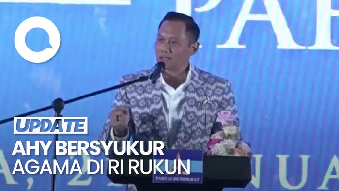 Video AHY: Mungkin Hanya di Indonesia Semua Agama Bisa Tenang
