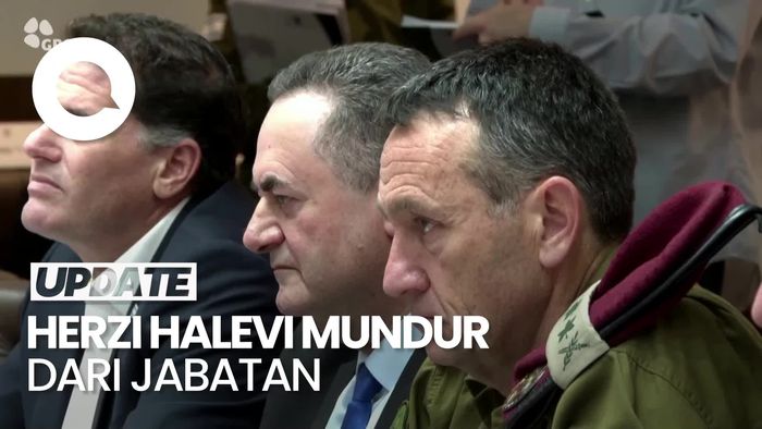 Video: Kepala Militer Israel Herzi Halevi Mengundurkan Diri