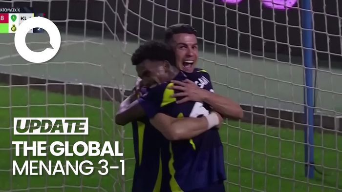 Video: Ronaldo Cetak 2 Gol untuk Al Nassr, Menang 3-1 atas Al Khaleej