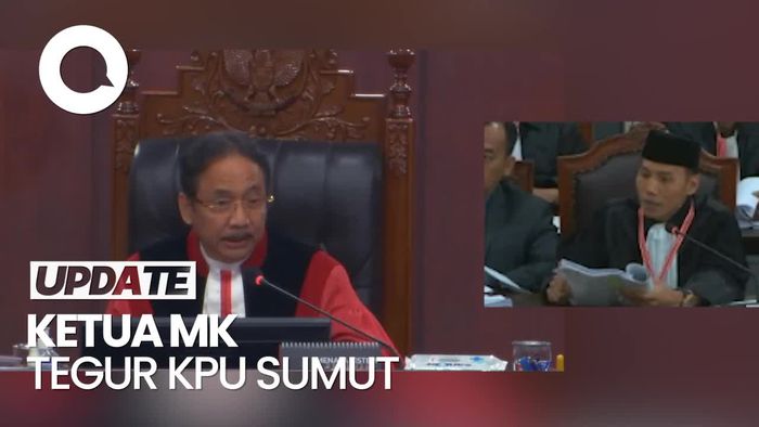 Video Ketua MK Tegur KPU Sumut: Kalau Ngomong Harus Ada Bukti