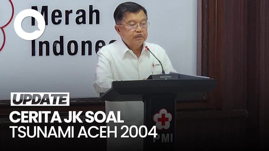 Video Cerita JK soal Kendala saat Tsunami Aceh 2004 hingga Terbentuknya BNPB