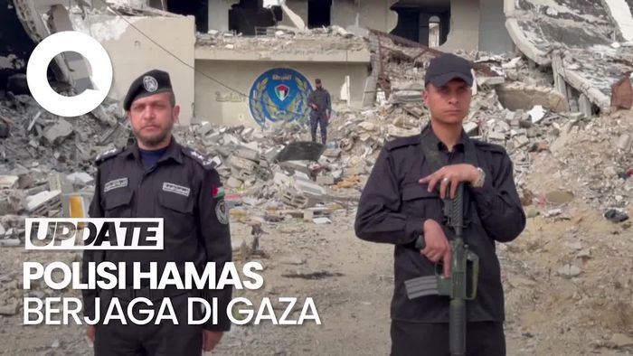 Video: Polisi Hamas Mulai Berjaga di Gaza