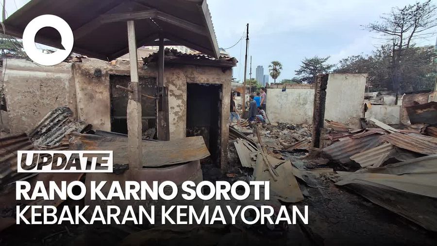 Video: Rano Soroti Rumah Triplek & Kedisiplinan Warga soal Kebakaran di Kemayoran