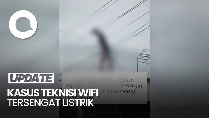 Video: Nasib Nahas Teknisi WiFi di Nganjuk Tewas Kena Sengatan Listrik