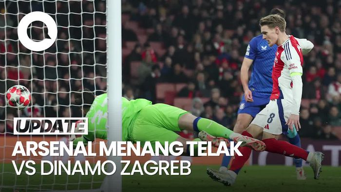 Video: Arsenal Menang Tiga Gol Tanpa Balas Vs Dinamo Zagreb