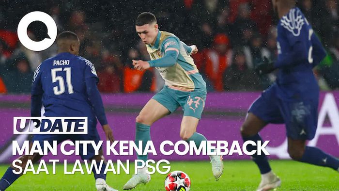 Video: Apes Man City Kena Comeback PSG, Les Parisiens Menang 4-2