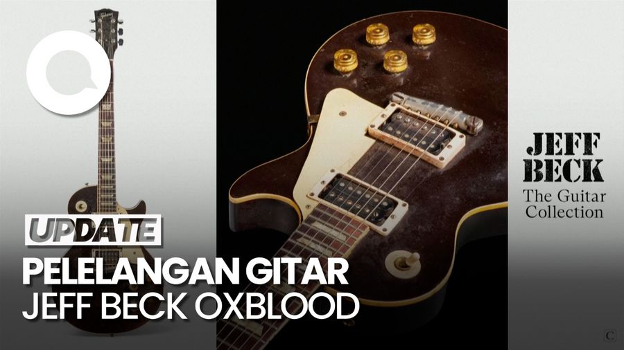 Video: Gitar Jeff Beck Oxblood Terjual Rp 21,4 Miliar di Pelelangan