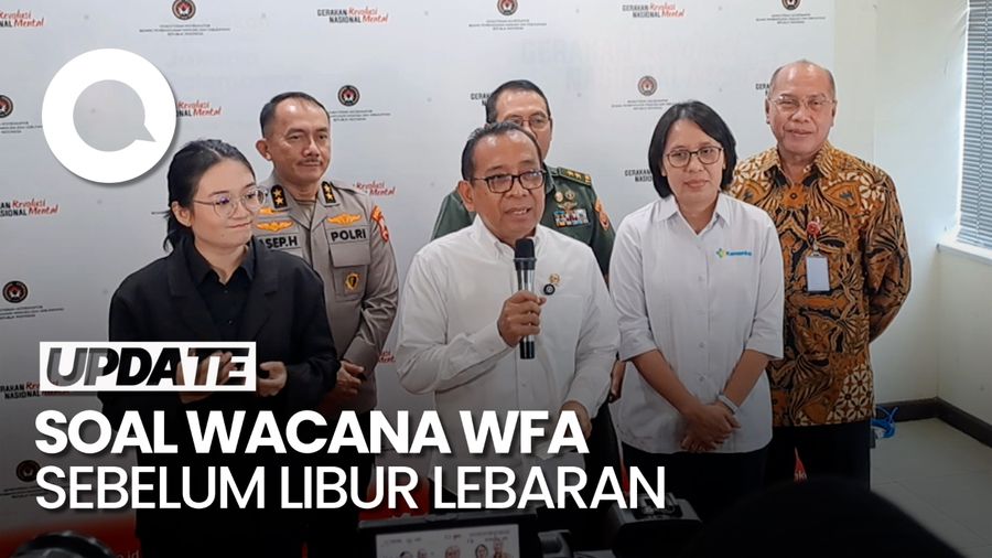 Video: Respons Menko PMK soal Wacana Work From Anywhere Sebelum Libur Lebaran
