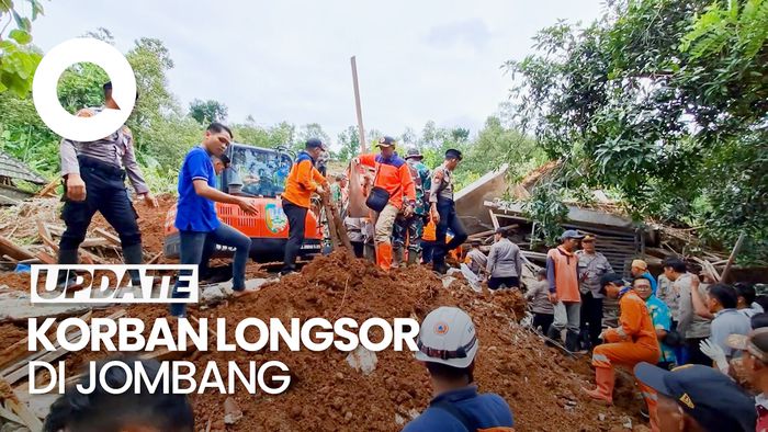Video Longsor di Jombang: Anak Ditemukan Tewas, Ayahnya Masih Dicari